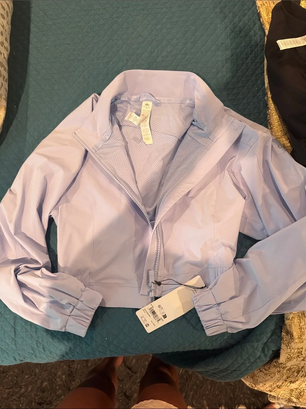 ALO Yoga Lavender Clubhouse jacket